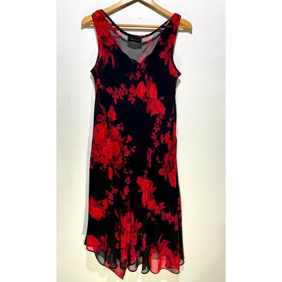 Connected Y2K dress asymmetric high low hem sequins holidays romantic women XL - Picture 1 of 8
